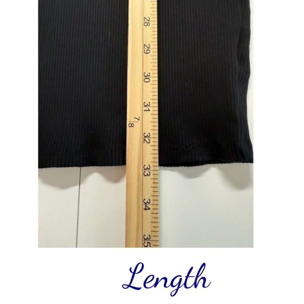 Wild Fable Black Turtleneck Long Sleeve Knit Sweater Dress Size XL - Picture 7 of 7